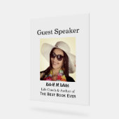 Guest Lautsprecher Event Ihr Foto Acrylschild (Winkel)