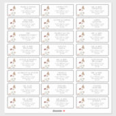 Guest Modern Address Labels (Blatt)