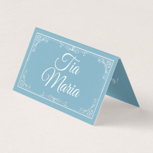 Guest Table Name Card - Quinceañera Mini Vielen Da
