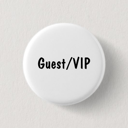 Guest/VIP Button (Vorderseite)
