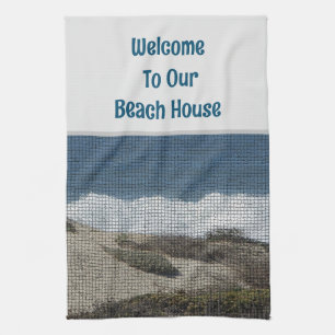 Guest Welcome Coastcape Landscape Foto Beach House Geschirrtuch