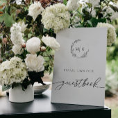 Guestbook Sign Fotoplatte