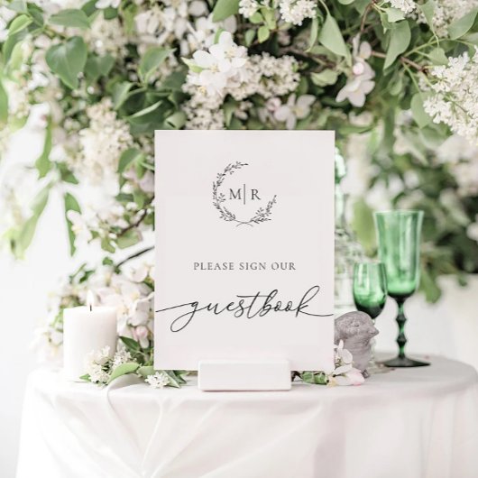 Guestbook Sign  Poster