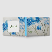 Guestbook Wedding Blue Flowers  Gästebuch (Voll)
