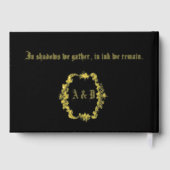 Guests of the Night | Gothic Guest Book Gästebuch (Rückseite)