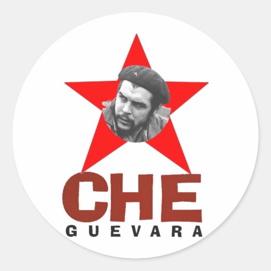GUEVARA RUNDER AUFKLEBER (Vorderseite)