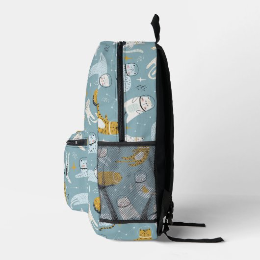 Guffy Space cats Muster Bedruckter Rucksack (Rechts)