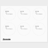 GUG RUNDER AUFKLEBER (Blatt)
