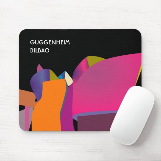 Guggenheim Bilbao Mousepad (Mit Mouse)