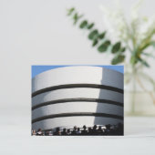 Guggenheim in NYC Postkarte (Stehend Vorderseite)