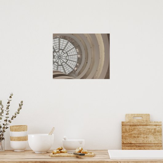 Guggenheim Museumsgipfel in New York City Poster (Küche)