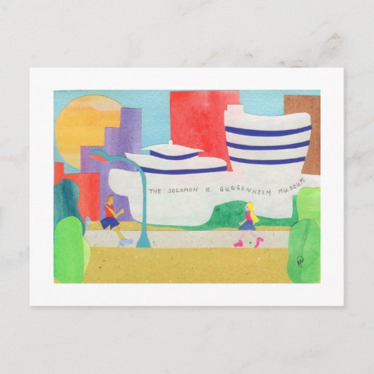 Guggenheim Postkarte (Vorderseite)