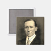 Guglielmo Marconi Magnet (Vorderseite/Rückseite)