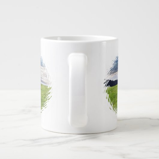 GUH BERGSCHAFT Jumbo-Tasse (Rückseite)