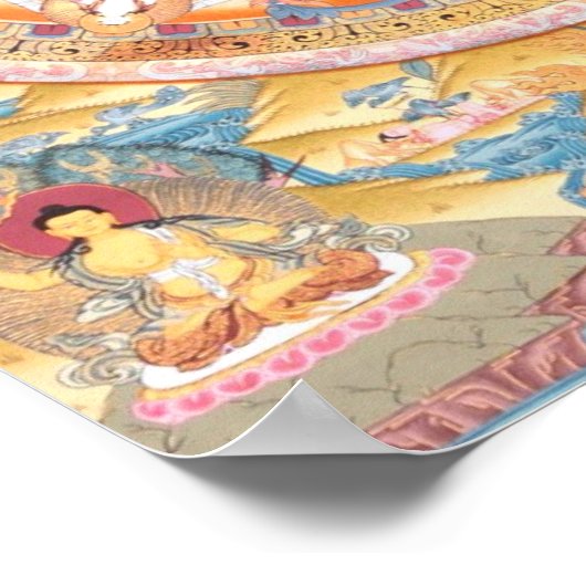 Guhyasamaja Akshobhyavajra Poster (Ecke)