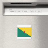 Guiana - Flagge Drapeau de la Guyane Magnet (In Situ (Geschirrspüler))