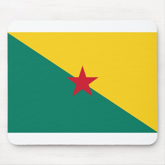 Guiana - Flagge Drapeau de la Guyane Mousepad (Vorne)