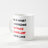 guidance counselor, awesome kaffeetasse (Vorderseite Links)
