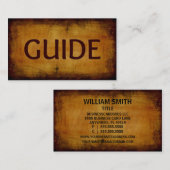 Guide Business Card Visitenkarte (Vorne/Hinten)