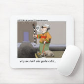 Guide Cats Funny Cat Geschenke & Sammlerstücke Mousepad (Mit Mouse)