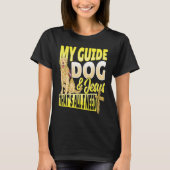 Guide Dog and Jesus Blindness T-Shirt (Vorderseite)