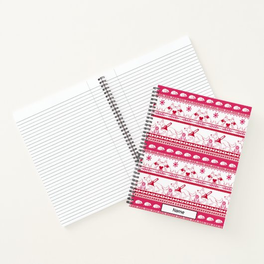 Guide Dog Tale German Shepherd - Rot - Notizblock (Innenseite)