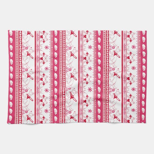 Guide Dog Tale Shepherdmuster - Rot - Geschirrtuch (Horizontal)