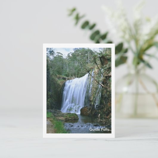 Guide Falls Tasmania Postkarte (Stehend Vorderseite)