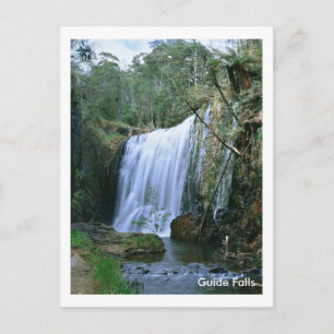 Guide Falls Tasmania Postkarte