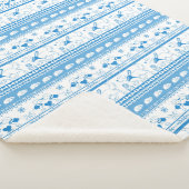 Guide Hund Tale Goldenes Muster - Blau - Sherpadecke (3/4)