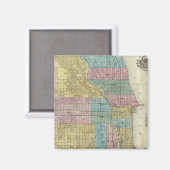 Guide Karte von Chicago Magnet (Vorderseite/Rückseite)