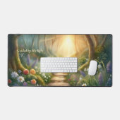 Guided by His Light Faith Desk Mat Schreibtischunterlage (Tastatur & Maus)
