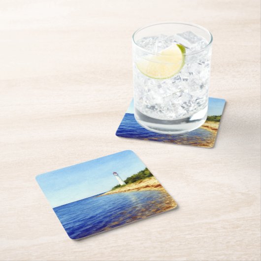 Guided by Light – the Soul of Vormsi Rechteckiger Pappuntersetzer (Vor Ort)