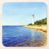 Guided by Light – the Soul of Vormsi Rechteckiger Pappuntersetzer (Vorderseite)