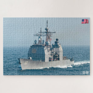 GUIDED-MISSILE CRUISER - CG-60 (20 x 30 INCH) Puzzle