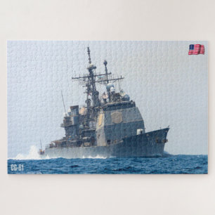 GUIDED-MISSILE CRUISER - CG-61 (20x30 INCH) Puzzle