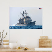 GUIDED-MISSILE CRUISER - CG-61 POSTER (Küche)