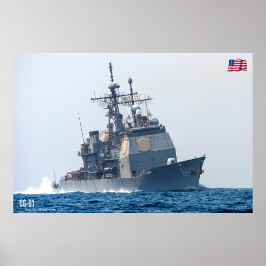 GUIDED-MISSILE CRUISER - CG-61 POSTER (Vorne)