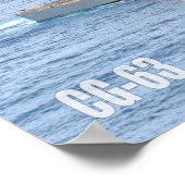 GUIDED-MISSILE CRUISER - CG-63 POSTER (Ecke)