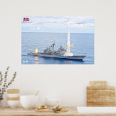 GUIDED-MISSILE CRUISER - CG-63 POSTER (Küche)