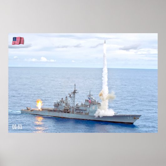 GUIDED-MISSILE CRUISER - CG-63 POSTER (Vorne)