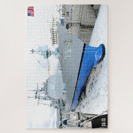 GUIDED-MISSILE CRUISER - CG-73 (20 x 30 INCH) Puzzle (Vertikal)