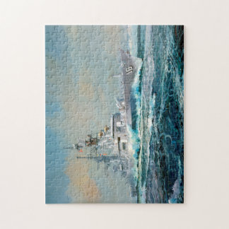 Guided Missile Cruiser USS Leahy (CG 16) Puzzle