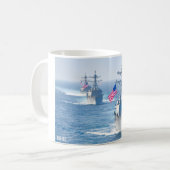 GUIDED-MISSILE DESTROYER - DDG-102-Tasse Kaffeetasse (Vorderseite Links)