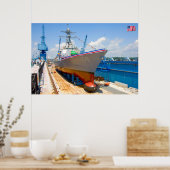 GUIDED-MISSILE DESTROYER - DDG-109 POSTER (Küche)