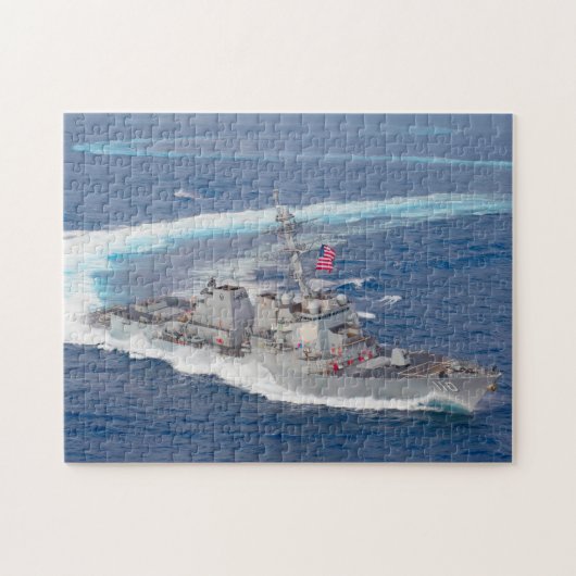GUIDED-MISSILE DESTROYER - DDG-110 (11x14 INCH) Puzzle (Horizontal)