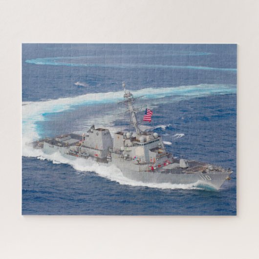 GUIDED-MISSILE DESTROYER - DDG-110 (16x20 INCH) Puzzle (Horizontal)