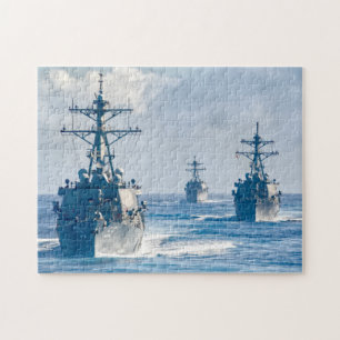 GUIDED-MISSILE DESTROYER - DDG-59 (11x14 INCH) Puzzle