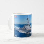GUIDED-MISSILE DESTROYER - DDG-62-Tasse Kaffeetasse (Vorderseite Links)