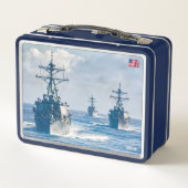 GUIDED-MISSILE-DESTROYER - DDG METALL BROTDOSE (Rückseite)